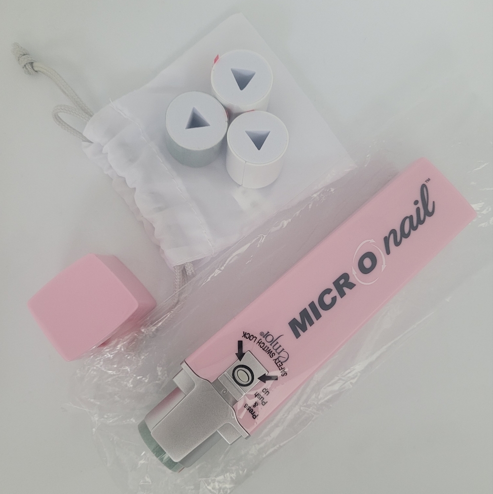 Emjo Micro O Nail, electric nail buffer/shine